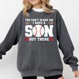 You Can't Scare Me I Have a Son Baseball Mom Comfort Colors Sweatshirt Pepper You Can't Scare Me I Have a Son Baseball Mom Comfort Colors Sweatshirt Pepper