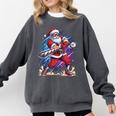 Christmas Baseball Santa Game Day Xmas Boys Kids Men Comfort Colors Sweatshirt Pepper Christmas Baseball Santa Game Day Xmas Boys Kids Men Comfort Colors Sweatshirt Pepper