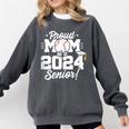 Class Of 2024 Senior Year Baseball Mom Senior 2024 Comfort Colors Sweatshirt Pepper