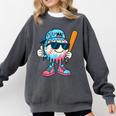 Cool Ice Cream Drip Baseball Drip For Boys Sports Kids Comfort Colors Sweatshirt Pepper