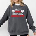 Crazy Proud Always Loud Baseball Mom Shirt Baseball Comfort Colors Sweatshirt Pepper Crazy Proud Always Loud Baseball Mom Shirt Baseball Comfort Colors Sweatshirt Pepper