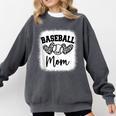 Custom Baseball Mom Number 54 Heart For Mom Comfort Colors Sweatshirt Pepper Custom Baseball Mom Number 54 Heart For Mom Comfort Colors Sweatshirt Pepper
