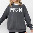 Cute Baseball Mom Favorite Player Mother's Day Comfort Colors Sweatshirt Pepper