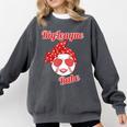Cute Love Baseball BigLeague Babe Hot Baseball Mom Comfort Colors Sweatshirt Pepper