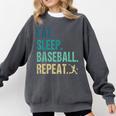 Eat Sleep Baseball Repeat Baseball Player Baseball Comfort Colors Sweatshirt Pepper Eat Sleep Baseball Repeat Baseball Player Baseball Comfort Colors Sweatshirt Pepper
