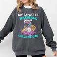 My Favorite Baseball Player Calls Me Dad Ice Cream Drip Comfort Colors Sweatshirt Pepper My Favorite Baseball Player Calls Me Dad Ice Cream Drip Comfort Colors Sweatshirt Pepper