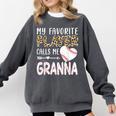 My Favorite Player Calls Me Granna Baseball Leopard Comfort Colors Sweatshirt Pepper My Favorite Player Calls Me Granna Baseball Leopard Comfort Colors Sweatshirt Pepper