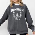 Football Referee Tee Touchdown Baseball Homerun Comfort Colors Sweatshirt Pepper