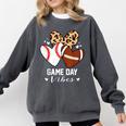 Game Day Vibes Football Baseball Mom Heart Comfort Colors Sweatshirt Pepper Game Day Vibes Football Baseball Mom Heart Comfort Colors Sweatshirt Pepper