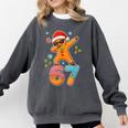 Gingerbread Six Seven 67 Ice Cream Drip Baseball Comfort Colors Sweatshirt Pepper