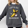 Lets Go Bananas Baseball Retro Sports Boys Kids Men Youth Premium Tri-Blend Comfort Colors Sweatshirt Pepper Lets Go Bananas Baseball Retro Sports Boys Kids Men Youth Premium Tri-Blend Comfort Colors Sweatshirt Pepper