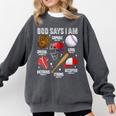 God Says I Am Baseball Player Catcher Pitcher Boys Men Comfort Colors Sweatshirt Pepper God Says I Am Baseball Player Catcher Pitcher Boys Men Comfort Colors Sweatshirt Pepper