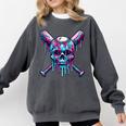 Halloween Baseball Skull Drip Baseball Lifestyle Boy Men Comfort Colors Sweatshirt Pepper Halloween Baseball Skull Drip Baseball Lifestyle Boy Men Comfort Colors Sweatshirt Pepper