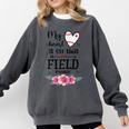 My Heart Is On That Field Ball Gigi Baseball Mom Comfort Colors Sweatshirt Pepper My Heart Is On That Field Ball Gigi Baseball Mom Comfort Colors Sweatshirt Pepper
