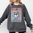 I Hit 100 Days Of School Baseball Ice Cram Drip 100th Boys Comfort Colors Sweatshirt Pepper