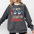 I Hit 100 Days Of School Baseball Kids Boy Teacher 100th Day Comfort Colors Sweatshirt Pepper I Hit 100 Days Of School Baseball Kids Boy Teacher 100th Day Comfort Colors Sweatshirt Pepper