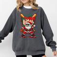 HUGvyn Santa Playing Baseball Ice Cream Drip Christmas Boys Comfort Colors Sweatshirt Pepper HUGvyn Santa Playing Baseball Ice Cream Drip Christmas Boys Comfort Colors Sweatshirt Pepper