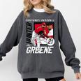 Hunter Greene Cincinnati MLB Baseball Players MLBHGR203M Comfort Colors Sweatshirt Pepper Hunter Greene Cincinnati MLB Baseball Players MLBHGR203M Comfort Colors Sweatshirt Pepper