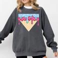 Ice Cream Baseball Cone Dripping Sprinkles Kids Boys Summer Premium Tri-Blend Comfort Colors Sweatshirt Pepper Ice Cream Baseball Cone Dripping Sprinkles Kids Boys Summer Premium Tri-Blend Comfort Colors Sweatshirt Pepper