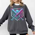 Ice Cream Baseball Drip Home Plate Bats Cool For Boys Youth Comfort Colors Sweatshirt Pepper Ice Cream Baseball Drip Home Plate Bats Cool For Boys Youth Comfort Colors Sweatshirt Pepper