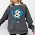 Ice Cream Baseball Glove 8th Birthday Edition Comfort Colors Sweatshirt Pepper Ice Cream Baseball Glove 8th Birthday Edition Comfort Colors Sweatshirt Pepper