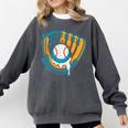 Ice Cream Baseball Mitt Drippy Scoop Baseball Sports Comfort Colors Sweatshirt Pepper Ice Cream Baseball Mitt Drippy Scoop Baseball Sports Comfort Colors Sweatshirt Pepper