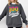 Ice Cream Drip 100 Days Of School Baseball Boys 100th Day Comfort Colors Sweatshirt Pepper