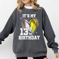 It's My 13th Birthday Baseball Softball Heart 13 Year Old Comfort Colors Sweatshirt Pepper It's My 13th Birthday Baseball Softball Heart 13 Year Old Comfort Colors Sweatshirt Pepper