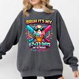 It's My 6733 Days Of School Baseball Ice Cream Dripping Comfort Colors Sweatshirt Pepper It's My 6733 Days Of School Baseball Ice Cream Dripping Comfort Colors Sweatshirt Pepper