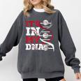 ITS In My DNA Baseball Sport Player Saying Baseball Fan Comfort Colors Sweatshirt Pepper ITS In My DNA Baseball Sport Player Saying Baseball Fan Comfort Colors Sweatshirt Pepper