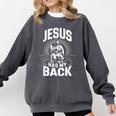 Jesus Has My Back Baseball Faith Motivation Tee Christian Comfort Colors Sweatshirt Pepper Jesus Has My Back Baseball Faith Motivation Tee Christian Comfort Colors Sweatshirt Pepper