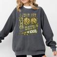 I Just Hit 100 Days Of School Camouflage Baseball Comfort Colors Sweatshirt Pepper