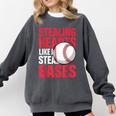 Kids Stealing Hearts Like I Steal Bases Cute Baseball Boys Comfort Colors Sweatshirt Pepper Kids Stealing Hearts Like I Steal Bases Cute Baseball Boys Comfort Colors Sweatshirt Pepper