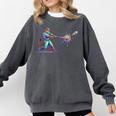 Leopard Baseball Player Ice Cream Drip For Boys Kids Comfort Colors Sweatshirt Pepper Leopard Baseball Player Ice Cream Drip For Boys Kids Comfort Colors Sweatshirt Pepper