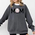 Loud & Proud Baseball Mom Softball Mother Women Mommy Comfort Colors Sweatshirt Pepper
