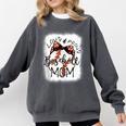 Loud Proud Baseball Mom Mommy Comfort Colors Sweatshirt Pepper
