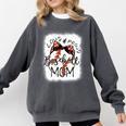 Loud Proud Baseball Mom Mommy Premium Comfort Colors Sweatshirt Pepper