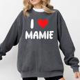 I Love Mamie Heart Grandma Grandmother Grandparent Raglan Baseball Tee Comfort Colors Sweatshirt Pepper I Love Mamie Heart Grandma Grandmother Grandparent Raglan Baseball Tee Comfort Colors Sweatshirt Pepper