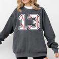 Lucky Number 13 Baseball Mom Baseball Number 13 Lucky 13 Comfort Colors Sweatshirt Pepper Lucky Number 13 Baseball Mom Baseball Number 13 Lucky 13 Comfort Colors Sweatshirt Pepper