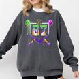 Mardi Gras Baseball Carnival Party Ice Cream Drip Boys Comfort Colors Sweatshirt Pepper Mardi Gras Baseball Carnival Party Ice Cream Drip Boys Comfort Colors Sweatshirt Pepper