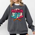 Mason 67 Ice Cream Drip Baseball Meme Graphics Comfort Colors Sweatshirt Pepper