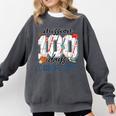 Mission 100 Days Complete Baseball 100th Day Of School Boys Comfort Colors Sweatshirt Pepper