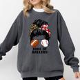 Mom Of Ballers Messy Bun Football Mom Baseball Mom Of Both Comfort Colors Sweatshirt Pepper Mom Of Ballers Messy Bun Football Mom Baseball Mom Of Both Comfort Colors Sweatshirt Pepper
