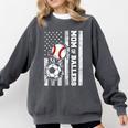 Mom Of Ballers USA Flag Soccer Baseball Mom Comfort Colors Sweatshirt Pepper Mom Of Ballers USA Flag Soccer Baseball Mom Comfort Colors Sweatshirt Pepper