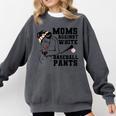 Moms Against White Baseball Pants Funny Baseball Mom Comfort Colors Sweatshirt Pepper Moms Against White Baseball Pants Funny Baseball Mom Comfort Colors Sweatshirt Pepper