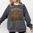 Nashville Gnawers Retro Minor League Baseball Comfort Colors Sweatshirt Pepper