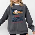 Pat's Pocket Pancakes Flag Baseball On Pancake Comfort Colors Sweatshirt Pepper Pat's Pocket Pancakes Flag Baseball On Pancake Comfort Colors Sweatshirt Pepper