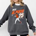Pete Alonso Baltimore Baseball Players MLBPAL201M Comfort Colors Sweatshirt Pepper Pete Alonso Baltimore Baseball Players MLBPAL201M Comfort Colors Sweatshirt Pepper
