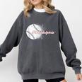 Philadelphia Baseball Skyline Philly Men Women Comfort Colors Sweatshirt Pepper Philadelphia Baseball Skyline Philly Men Women Comfort Colors Sweatshirt Pepper