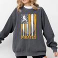 Pirates Baseball Fan Apparel For Sports Enthusiasts Comfort Colors Sweatshirt Pepper
